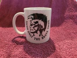 Coole weisse Kaffeetasse Diesel neu!