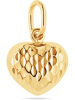 Anhänger 375er Gelbgold Herz mit kette s925 vergoldet