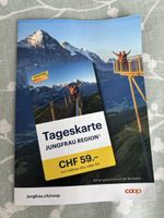 Tageskarte Jungfrau Region Coop Gutschein neu