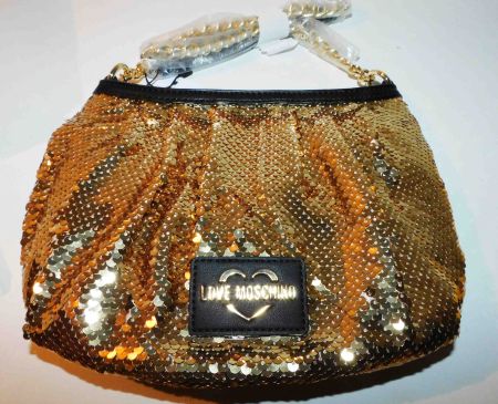 Neue Fundschätze Design Love Moschino Shoulder Bag Pailetten