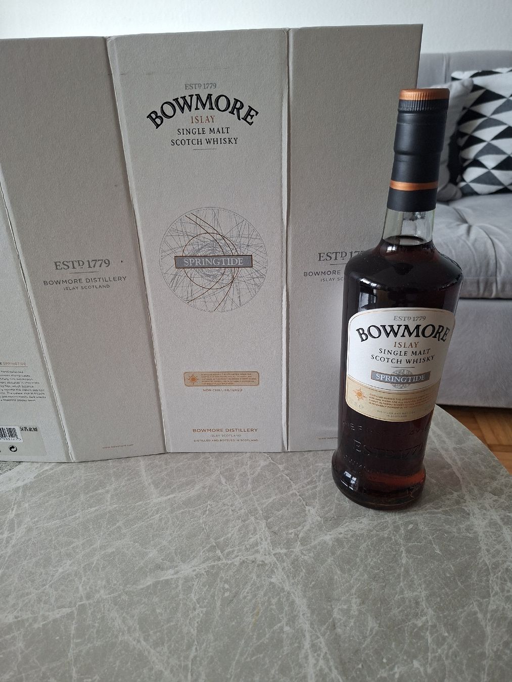 Bowmore Spiritueux: Bowmore Springtide Islay Single Malt Scotch Whisky 54.9% – D'occasion à Kriens par Arthur73 1