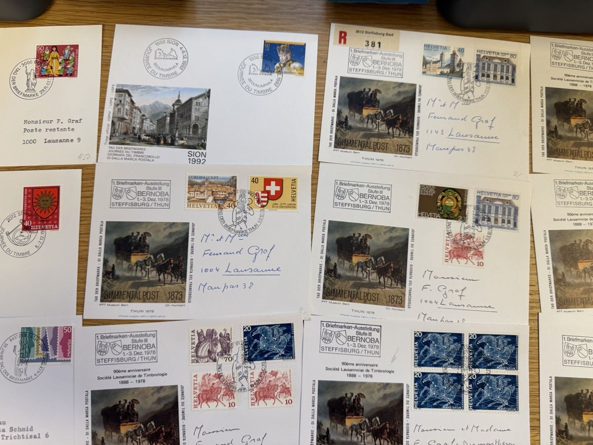 Tutti i francobolli: 27 Karten Tag der Briefmarke  – Nuovo (secondo la descrizione) da Murgenthal venduto da Tina_4055 2