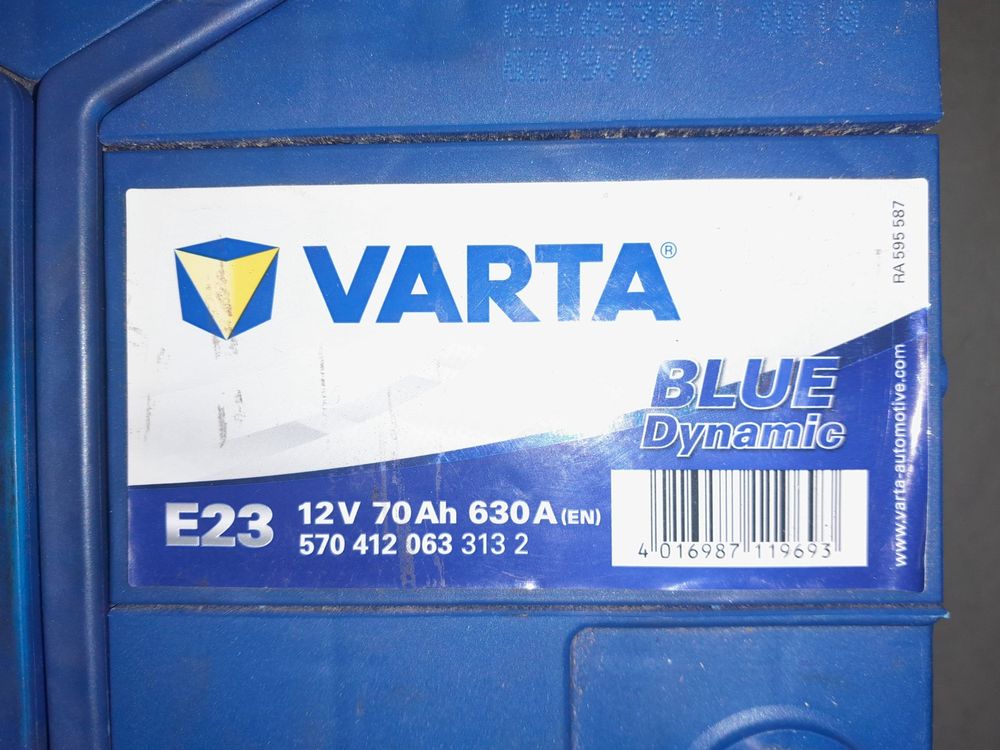 Autobatterie Varta 70Ah / 630A | Acheter sur Ricardo