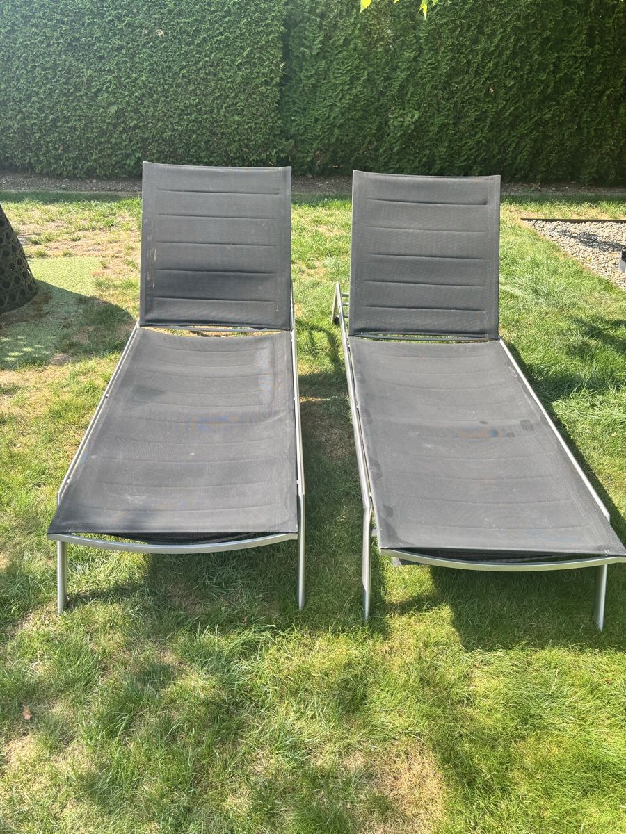 Pfister Liegen & Liegestühle: 2 Edelstahl Sonnenliegen – Gebraucht aus Wangen an der Aare von Paedu10