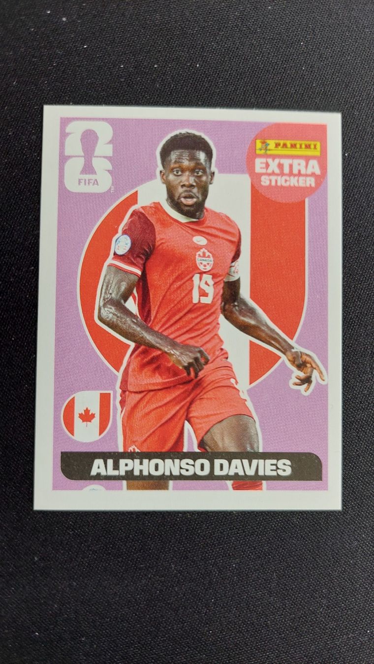 Panini Sammelbilder & Trading cards: Alphonso Davies - Panini WM 2026 Extra Sticker – Neu (gemäss Beschreibung) aus Weinfelden von Zebra200