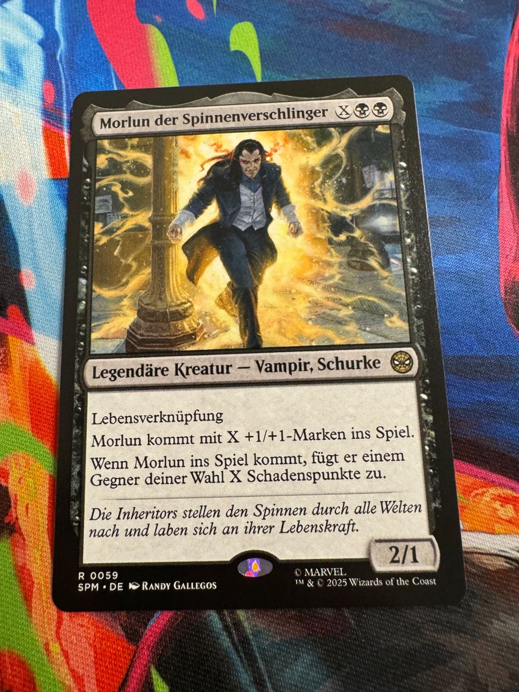 Magic The Gathering Carte collezionabili: Morlun der Spinnenverschlinger - Marvel's Spider-Man - Magic – Nuovo (secondo la descrizione) da Bülach venduto da Pfrenzel