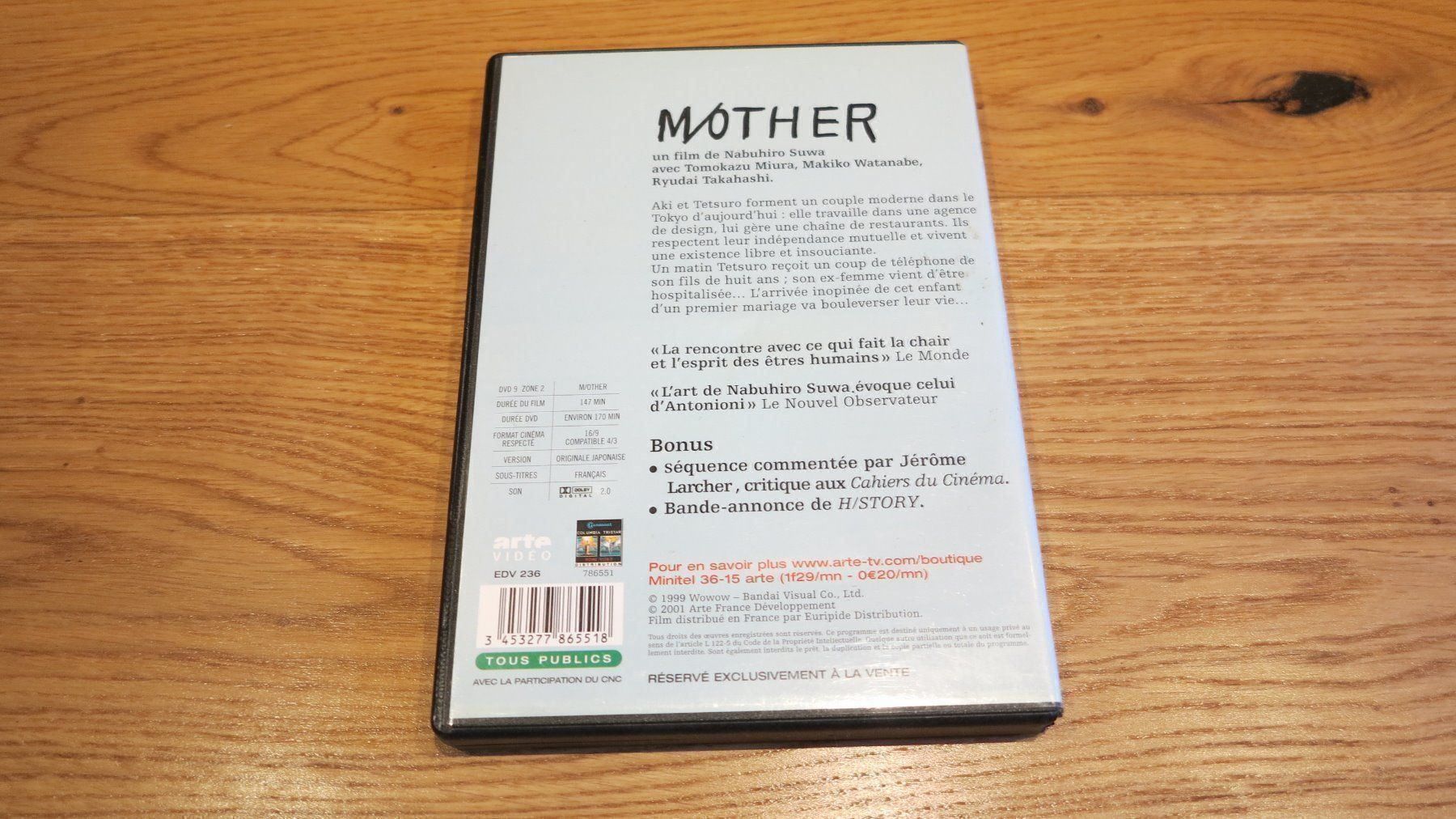 Tutti i DVDs: M/Other  (version française) – Usato da Bettmeralp venduto da stermei 1