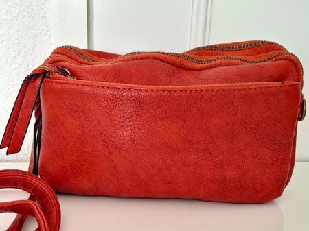 Sac Mandoline orange bandoulière