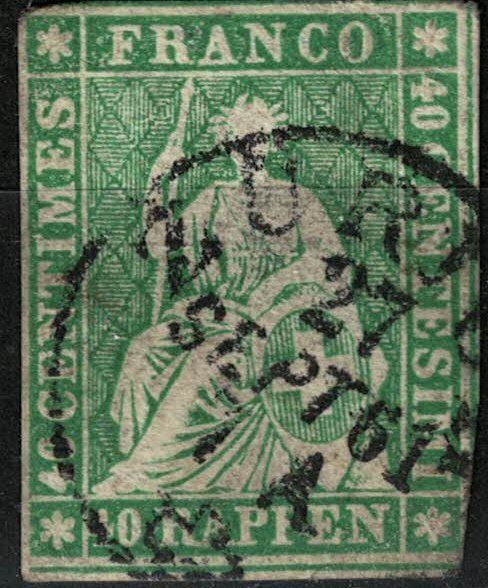 Alle Briefmarken: Strubel 26 gestempelt – Gebraucht aus Bern von bae_958f