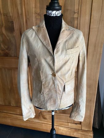 Veste en CUIR PINKO T38 Neuve