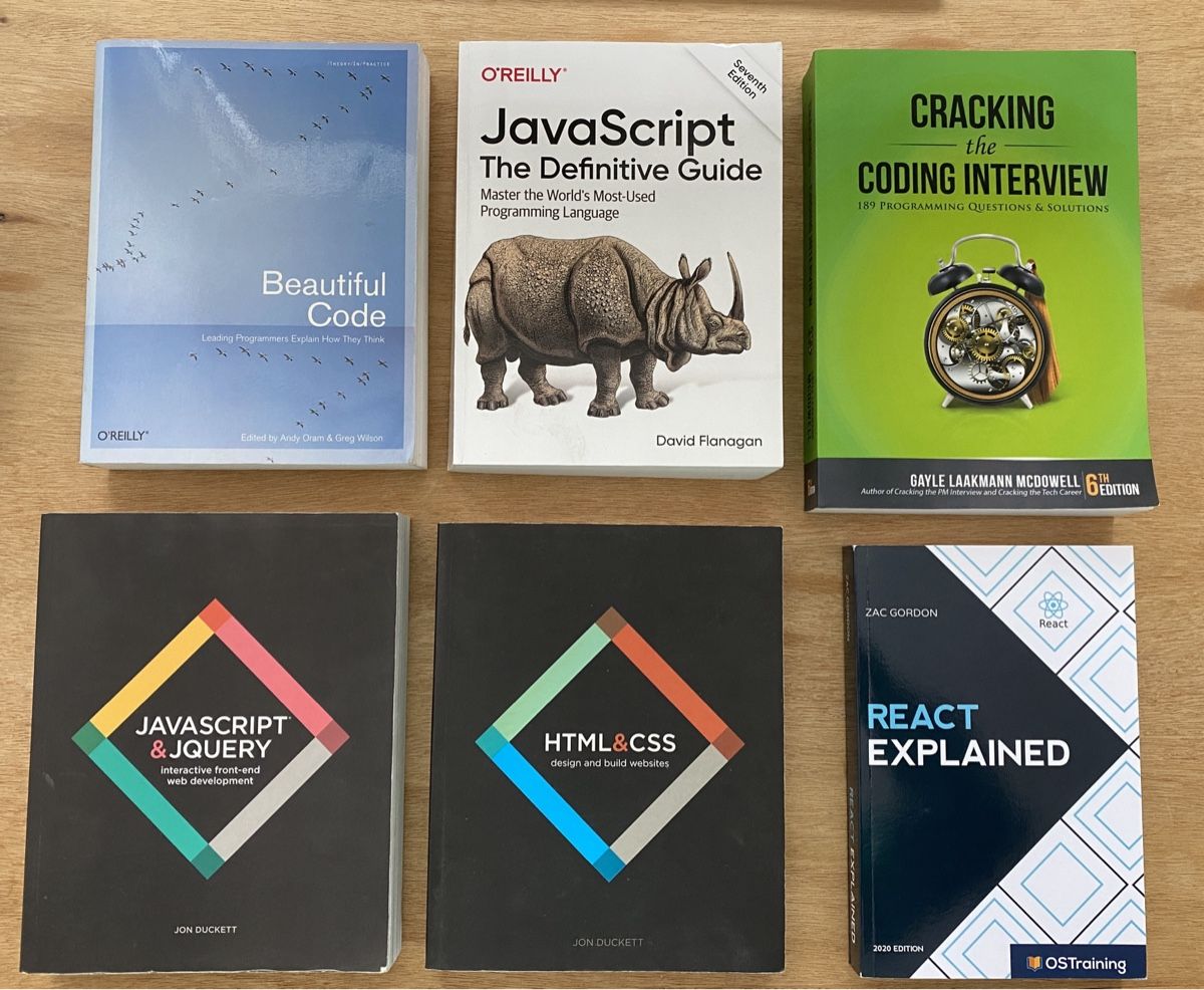 Bücher: Javascript, React, HTML, CSS – Gebraucht aus Bern von