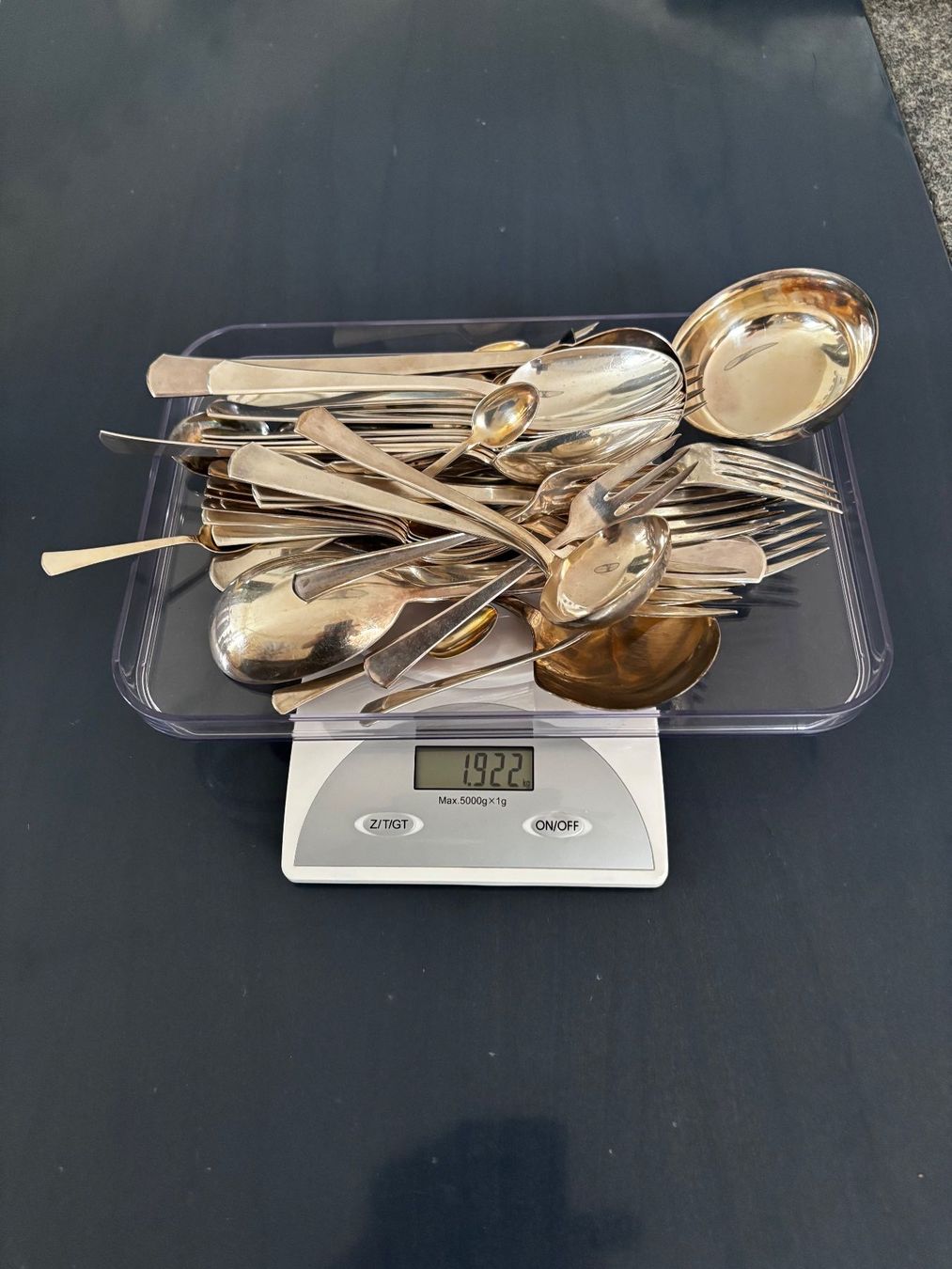 Set di posate: Silberbesteck 2,5 kg 800 Silver – Usato da Cham venduto da Martreasamyv