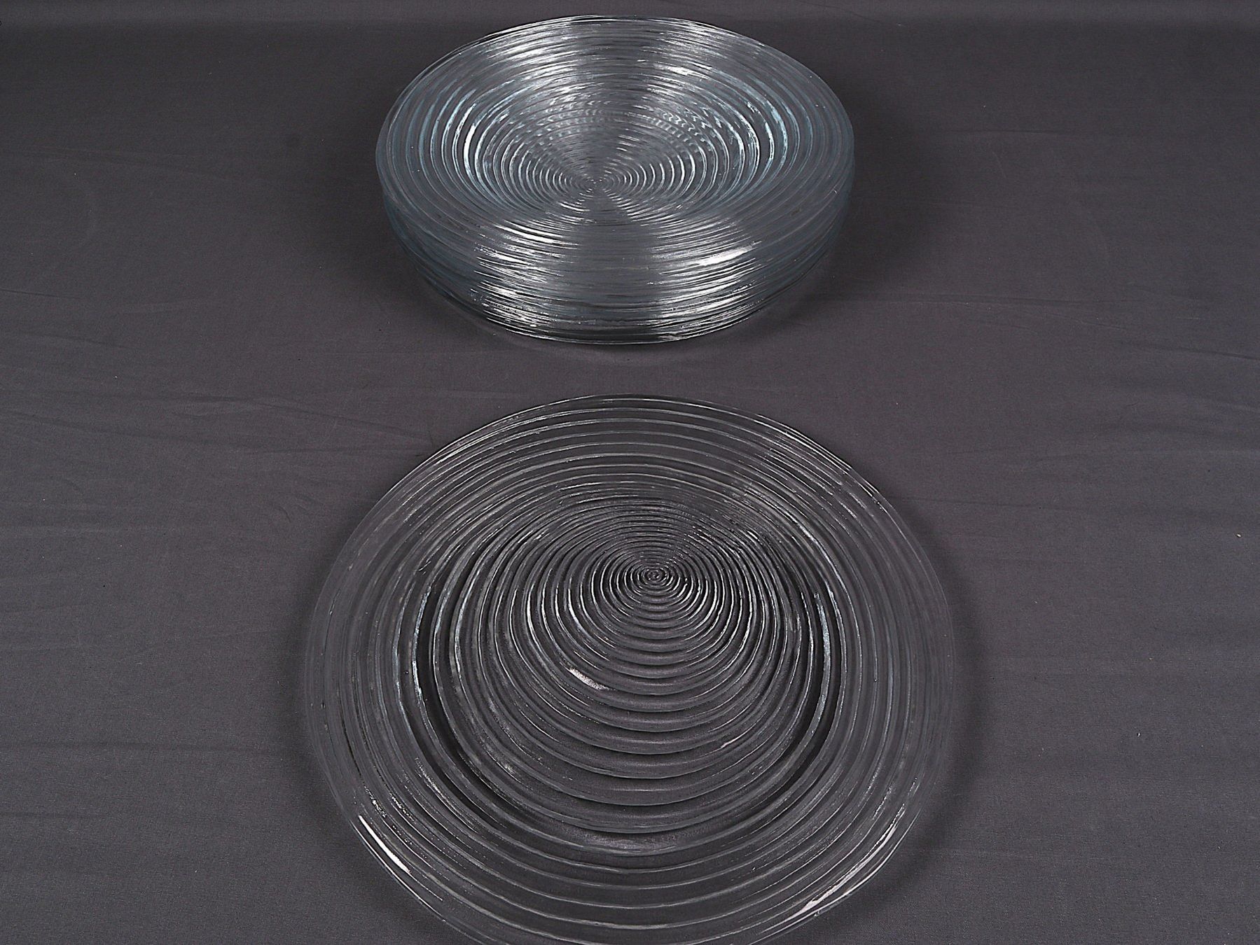 Teller: Dessertteller Set 8 Stück Glas – Gebraucht aus Steinen von Restwert_Steinen 6