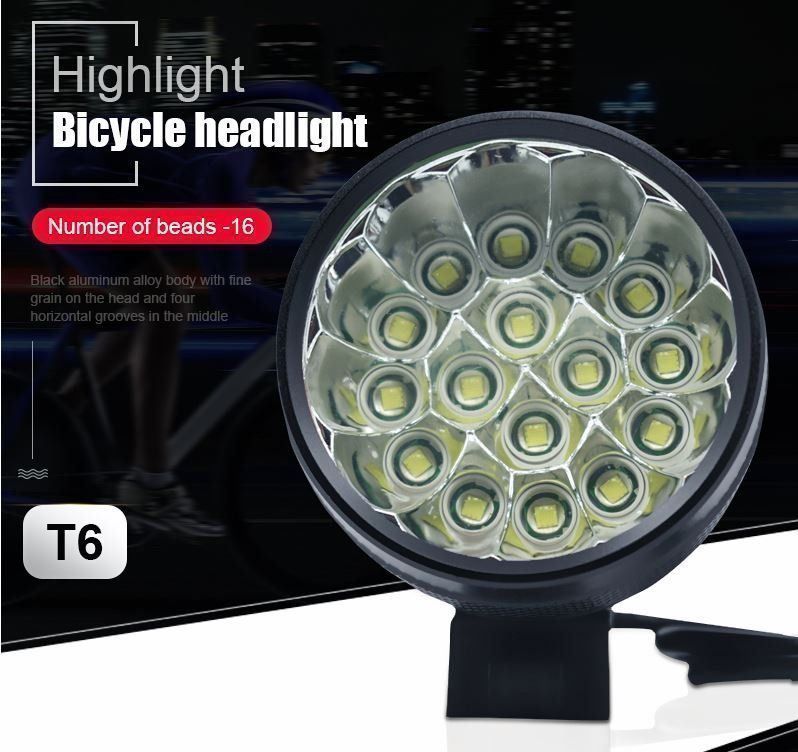 Ersatzteile: Fahrradlicht 4000LM 16 LED Scheinwerfer – Neu und originalverpackt aus Unterägeri von RmOnline 2
