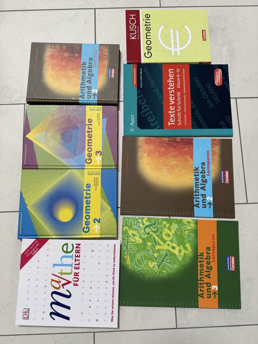 Libri: Schulbücher-Set: Mathematik, Geometrie, Texte verstehen – Usato da Münsingen venduto da energystar15 2