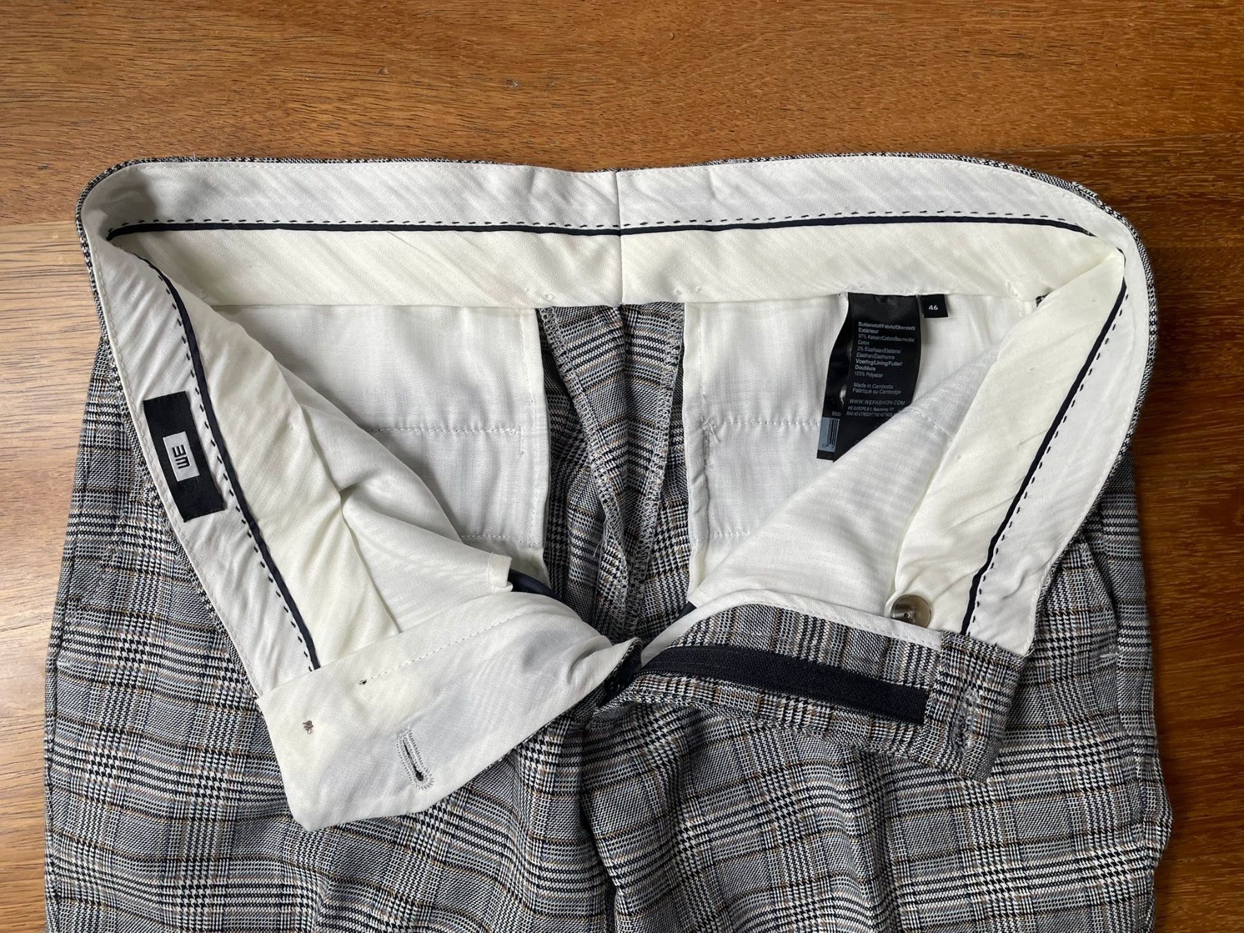 Pantaloni: WE Hose mit Karomuster, Grösse 46 – Usato da Stadel b. Niederglatt venduto da sandart 3