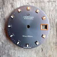 28.5 mm Certina Blue Ribbon Zifferblatt Dial