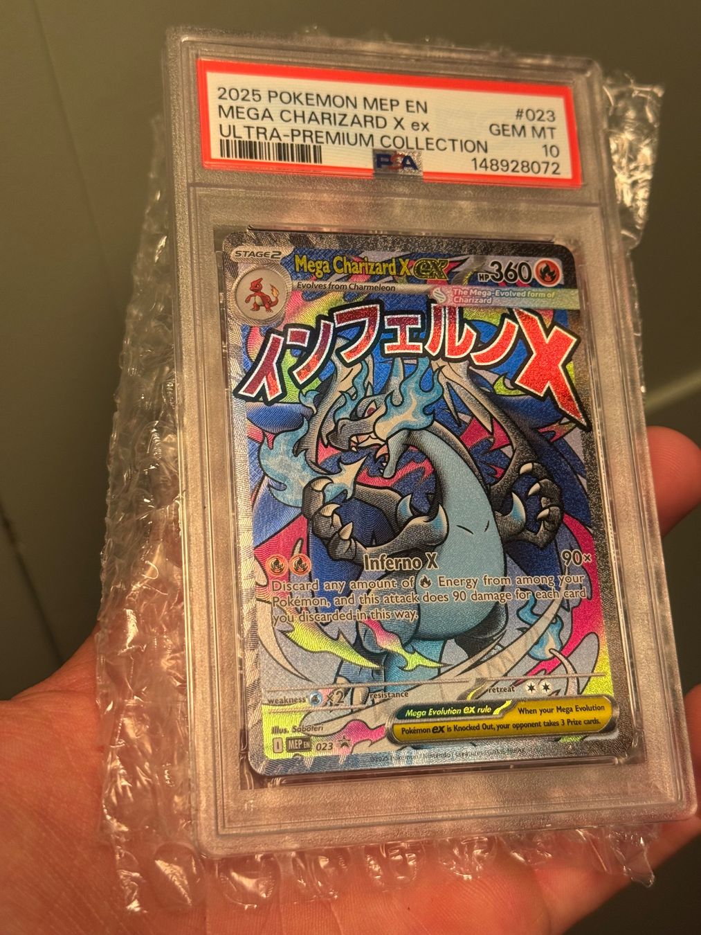 Pokémon Carte collezionabili: Carte Pokemon Mega Charizard X Promo PSA 10 – Nuovo (secondo la descrizione) da Cudrefin venduto da mel_dn2c 2