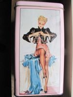 Rarität Pin-up Blechdose  Porto 9 Fr.