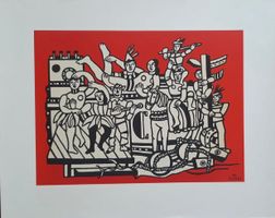 Fernand Léger Grande Parade Cirque  Litho Originale Maeght