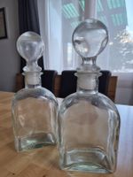 2 Vintage Glasflaschen