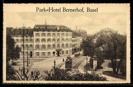 Basel, Park-Hotel Bernerhof mit Strassen