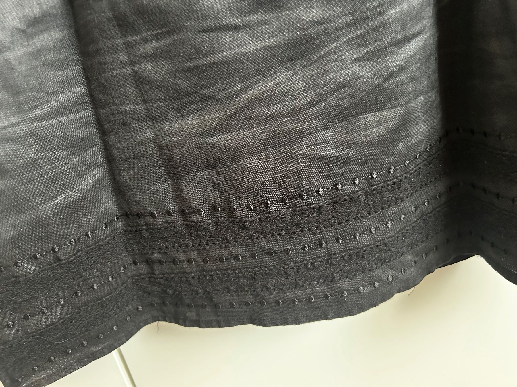Tuniche: Tunika schwarz 100%ramie gr s/m – Usato da Scherz venduto da Mandarine8 3