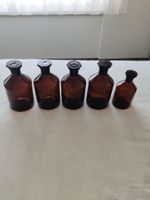 5 Antike Apothekerflaschen