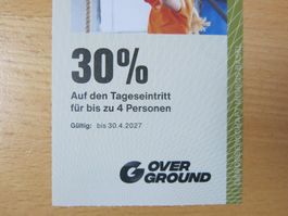OVERGROUND Basel: 30% Rabatt auf Tageseintritt