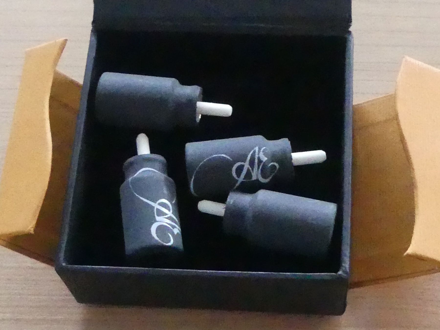 Verstärker: 4 RCA BLINDSTECKER VON AUDIO EXKLUSIV – Neu (gemäss Beschreibung) aus Fahrwangen von Swirl2 1