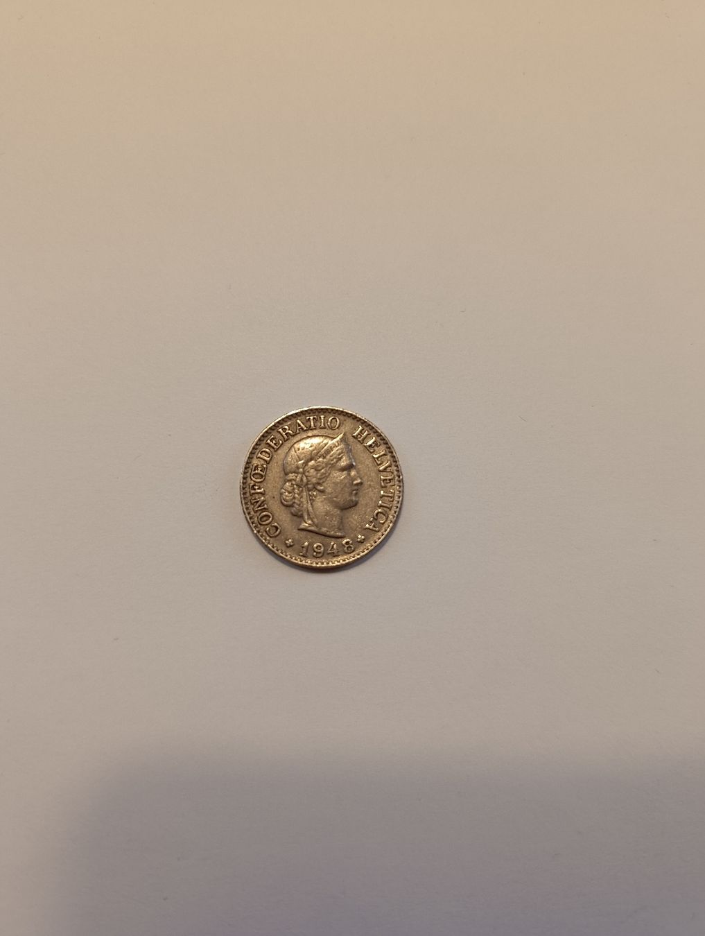 Alle Münzen: 10 Rappen 1948 – Gebraucht aus Hergiswil LU von lukas1919