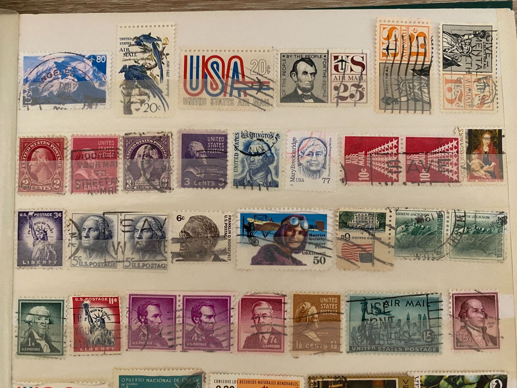 Tutti i francobolli: Briefmarken USA Sammlung und venezuela – Usato da matten b. interlaken venduto da jfran17 1