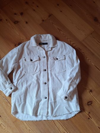 Zara Hemd Cord weiss Grösse XS guter Zustand