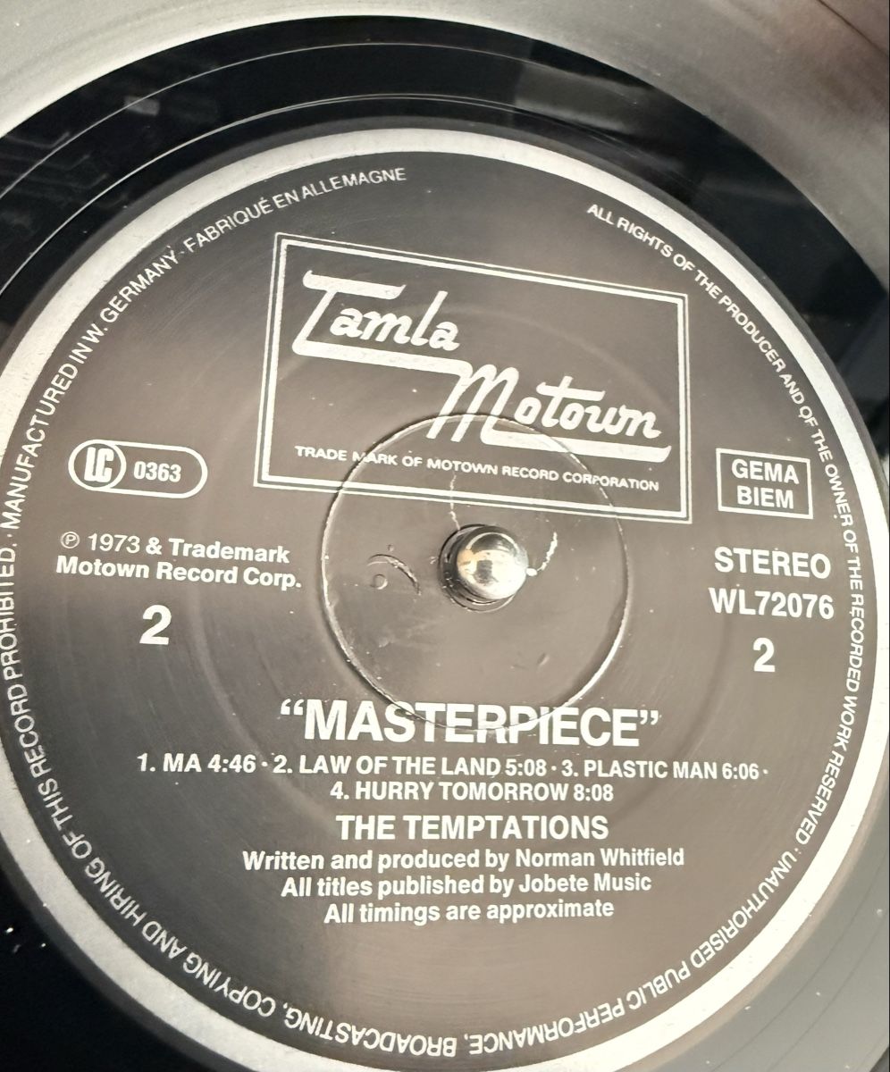 Dischi in vinile: The Temptations Masterpiece LP Vinyl Schallplatte – Usato da Goldach venduto da Donpancho 4