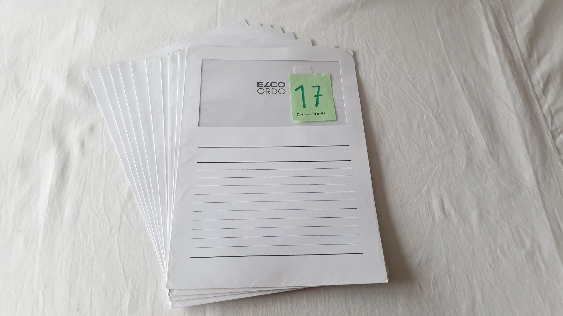 Classeurs: Sichthülle Papier weiss, Set zu 10 Stück – D'occasion à Biel/Bienne par bormida42