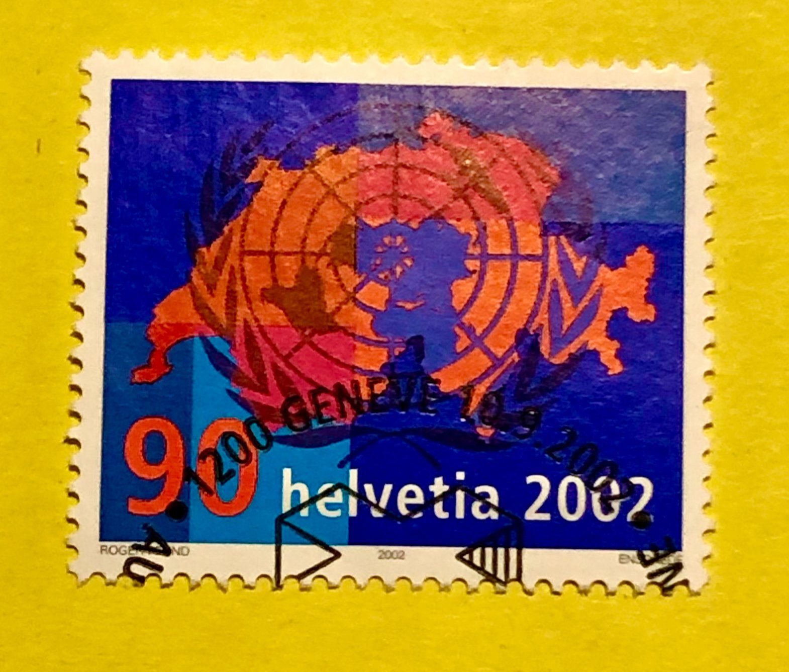 Tutti i francobolli: Nr.1059  GESTEMPELT UNO-Beitritt  2002    – Usato da Aarau venduto da Billa007