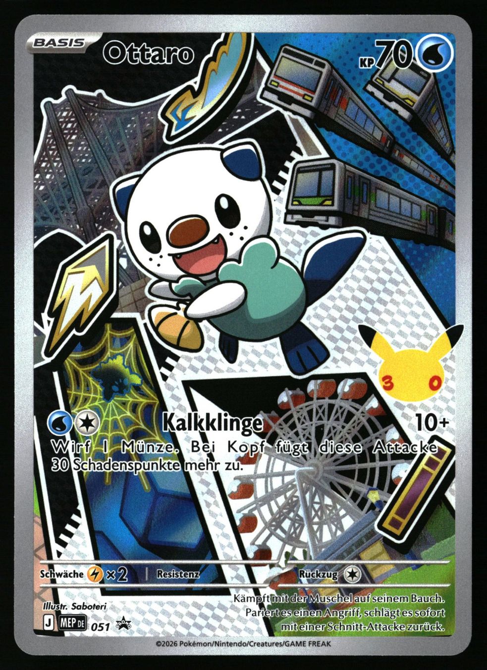 Pokémon Cartes à collectionner: Ottaro MEP 051 Pokemon Promo – D'occasion à Feuerthalen par Plazatoys