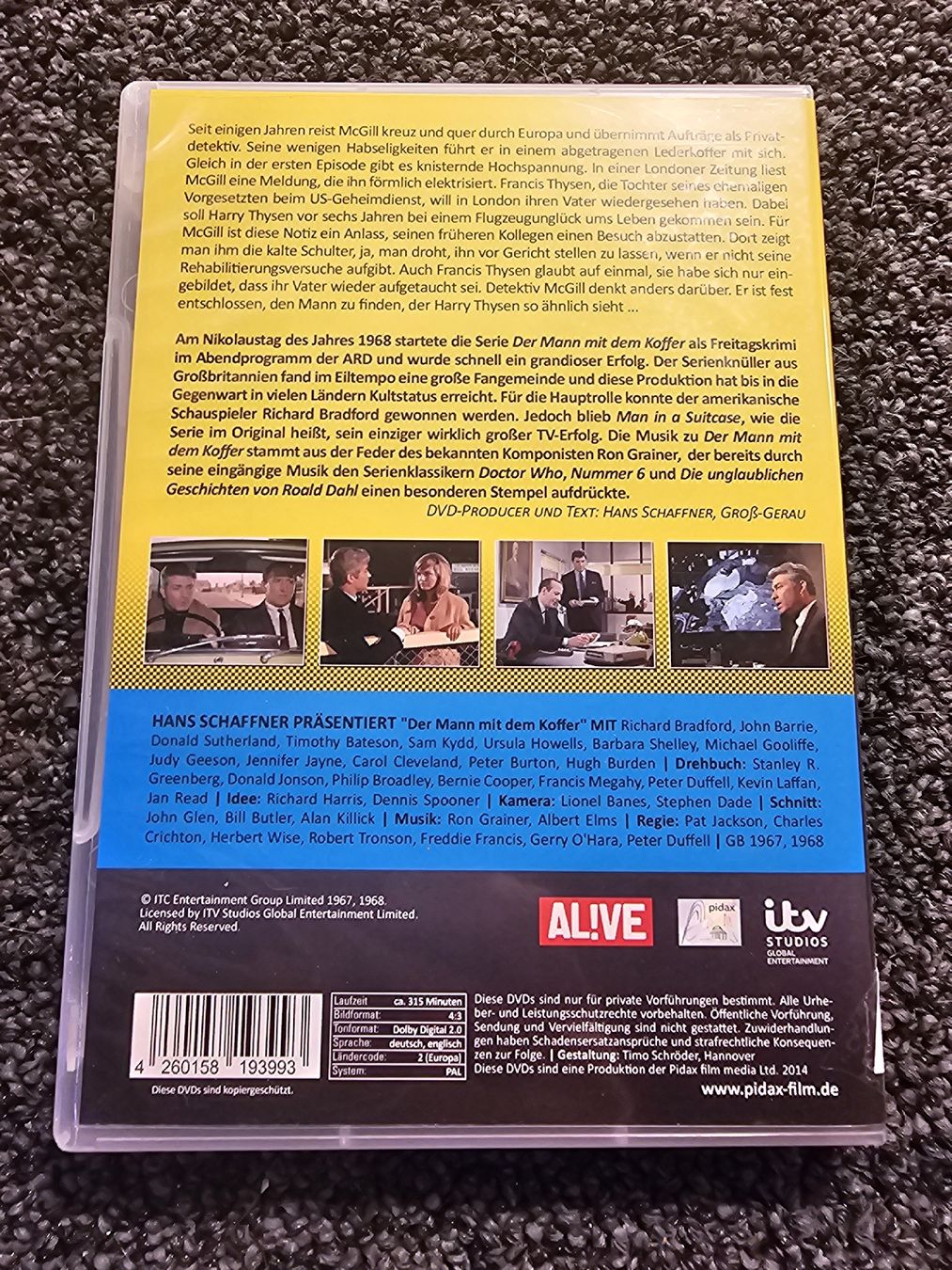 Tutti i DVDs: Der Mann mit dem Koffer (20905) – Usato da Ruswil venduto da jan_bxl5 1