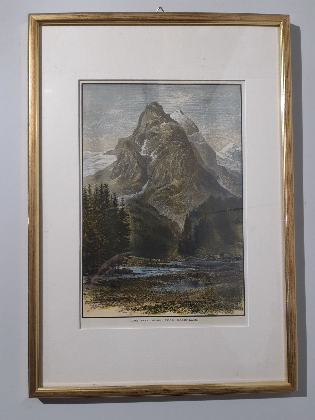 Grafica & Litografie: Litho gerahmt "Rosenlaui" – Usato da Grindelwald venduto da carro5