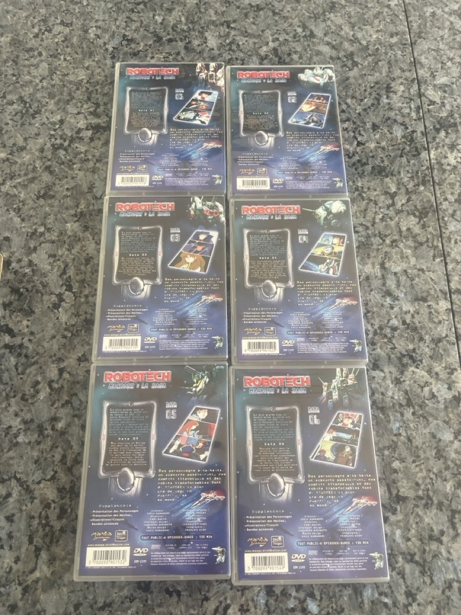 Tutti i DVDs: Robotech Macross La Saga L'intégrale 6 DVD bon état – Usato da Crissier venduto da Texavery01 6