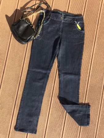 Pantalon jeans bleu foncé marque CREEKS