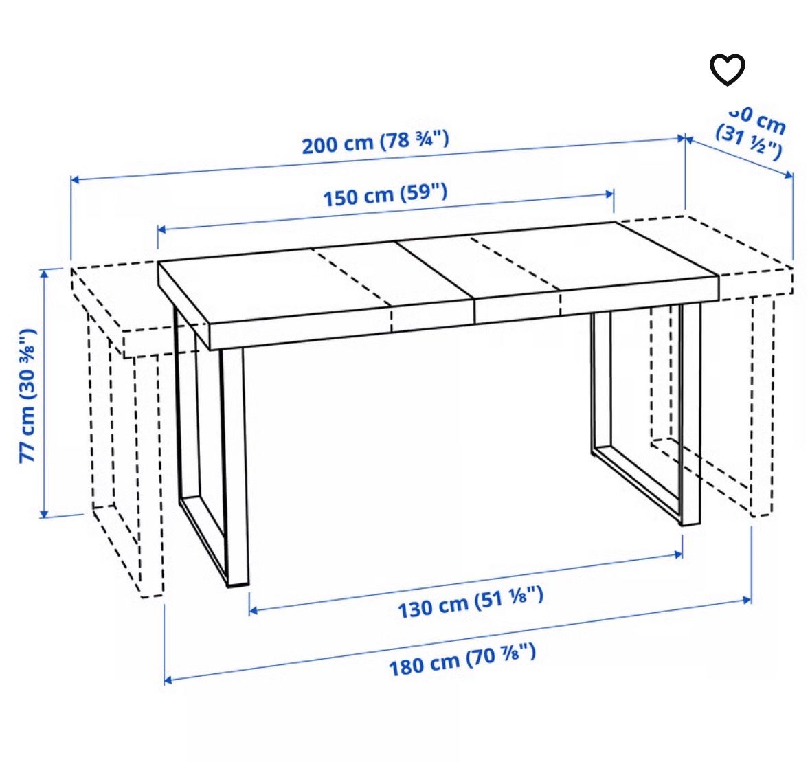 Ikea Tavoli: Ikea Tarsele Esstisch guter Zustand – Usato da Winterthur venduto da FabioZingg 5