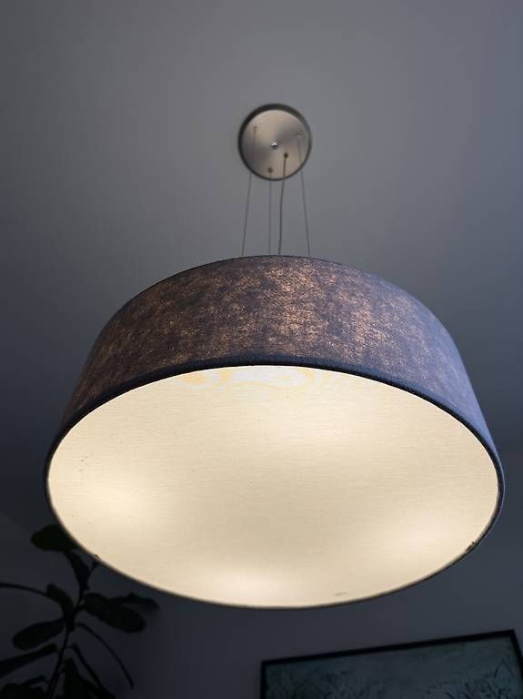 Lampen: Lampe, rund, taupe, 40.- – Gebraucht aus Liebefeld von 87twh65r 1