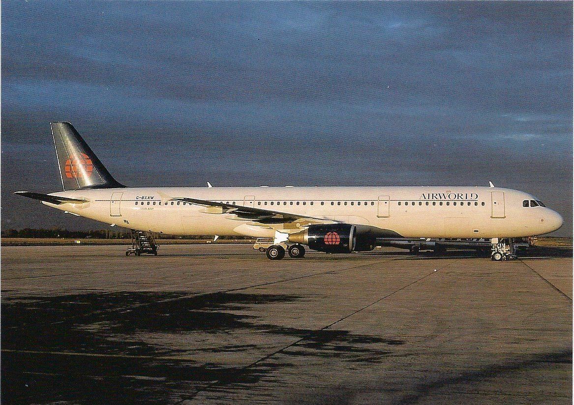 Cartoline postali: Airworld A321-211 G-BXAW – Nuovo e nell'imballaggio originale da Thun venduto da Abigboss
