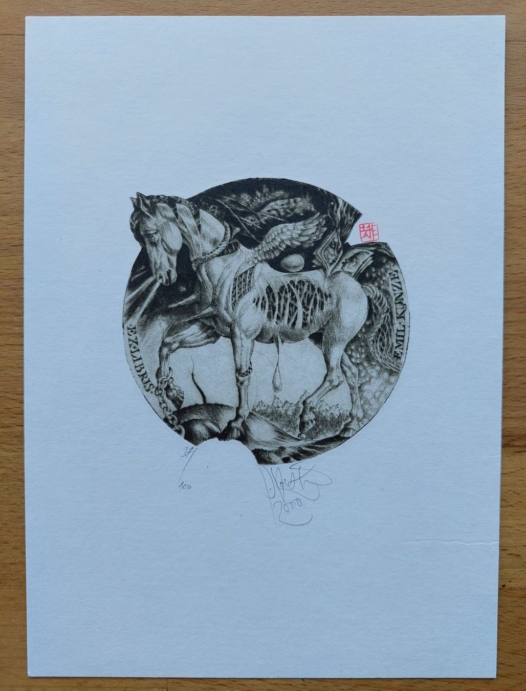 Tableaux: Exlibris Peter Kocak - Original Radierung signiert – D'occasion à Obfelden par Exlibris-Art 1
