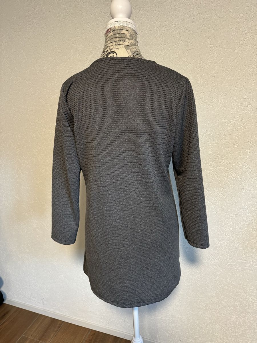 Jacken: Langer Cardigan TODAY Gr. S gerippt Anthrazit – Gebraucht aus Meyriez von muriS 1