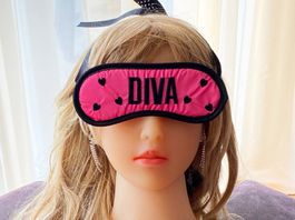 Coole Augenmaske DIVA - Pink -  *** NEU ***