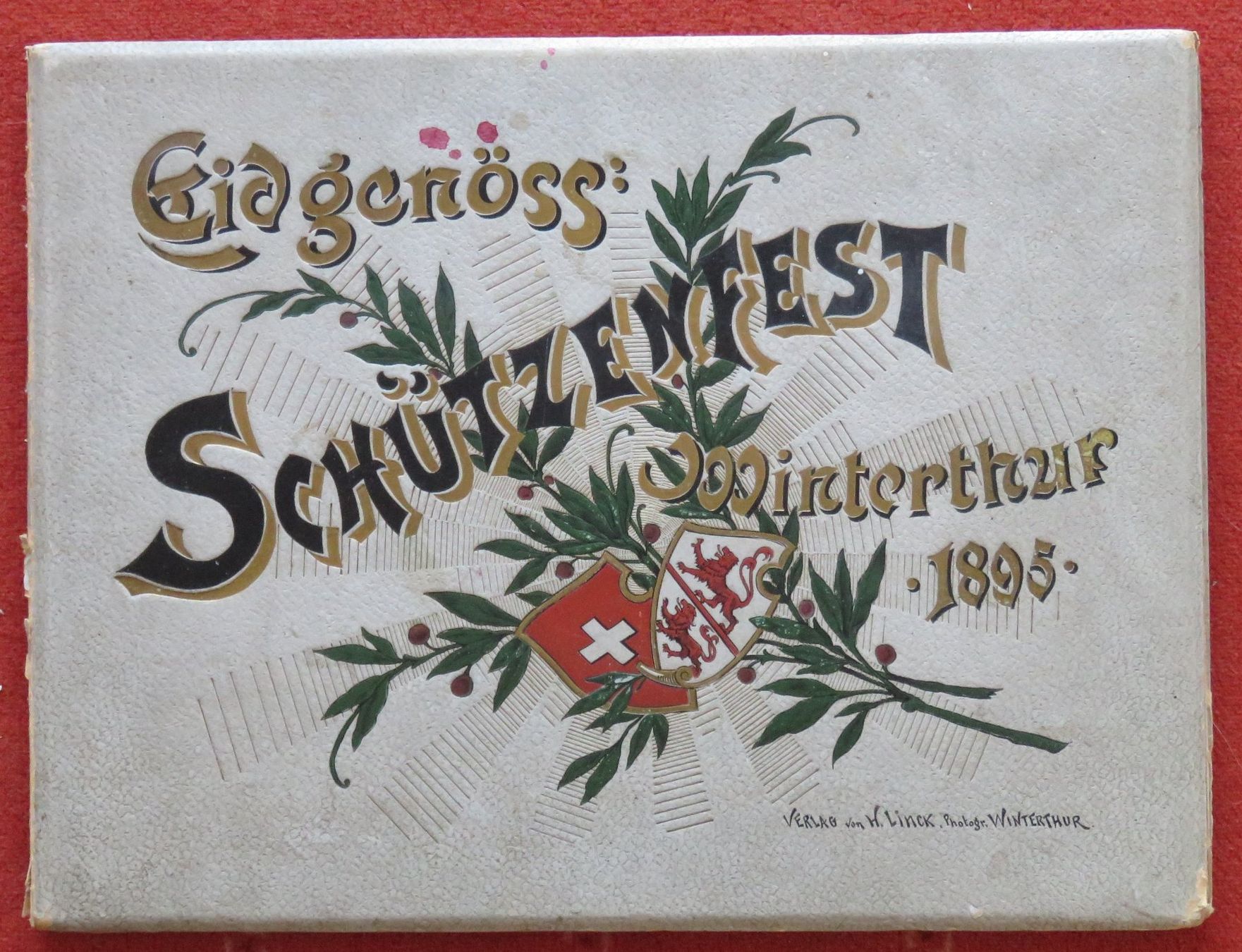 Poster & Bilder: Mappe Eidg. Schützenfest Winterthur 1895, mit 9 Bildern – Gebraucht aus Kreuzlingen von Koi4