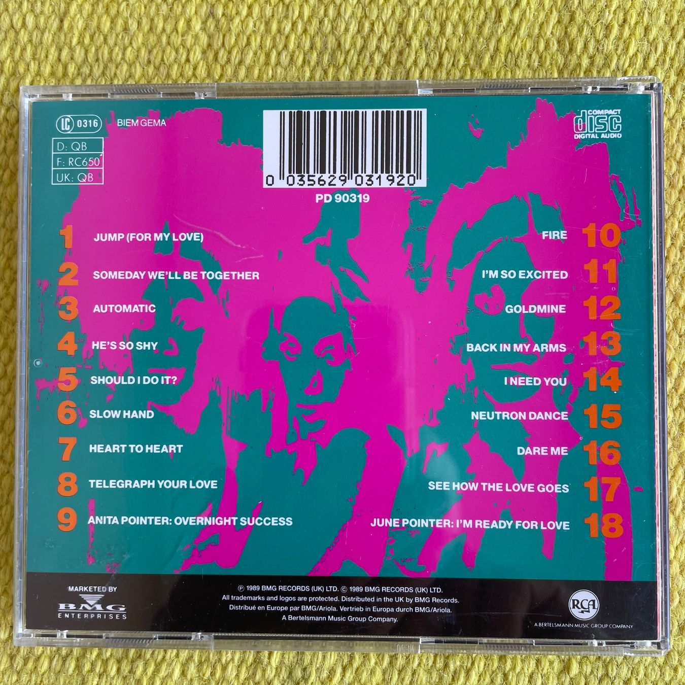 CD: POINTER SISTERS-BEST OF – Usato da Rorschacherberg venduto da CD-Roli 1