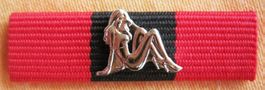 Ribbon Sexy Girl, rot schwarz silber, Sammler ohne schiene.